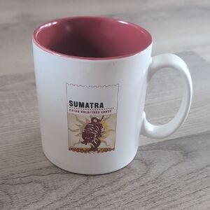 White and Red Coffee Mug